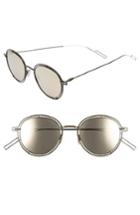 Men's Dior Homme 49mm Round Sunglasses - Gold / Green
