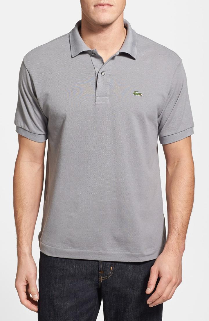 Men's Lacoste 'l1212' Pique Polo (xl) - Grey