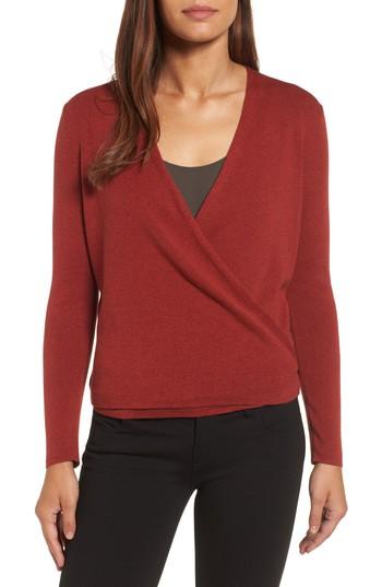 Petite Women's Nic+zoe 4-way Convertible Cardigan P - Red
