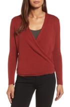 Petite Women's Nic+zoe 4-way Convertible Cardigan P - Red