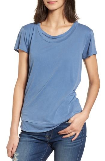 Women's Stateside Layered Tee - Blue