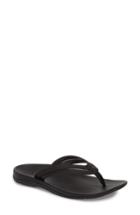 Women's Superfeet Rose Flip Flop M - Black