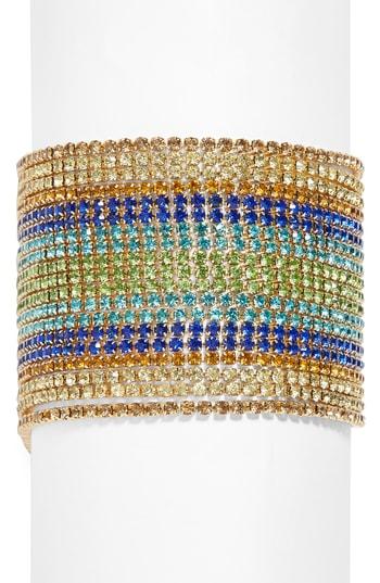 Women's Baublebar Multi Strand Crystal Bracelet