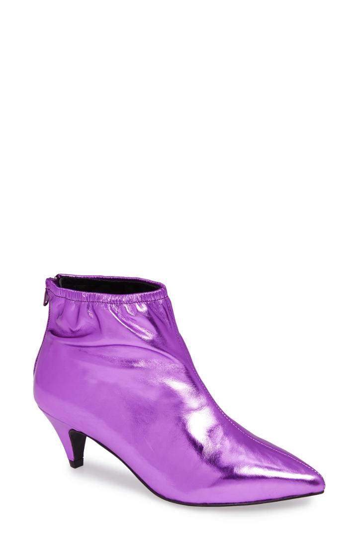 Women's Jeffrey Campbell Zosia Bootie M - Purple