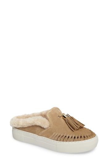 Women's Jslides Azul Tassel Slip-on Sneaker .5 M - Beige