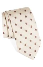 Men's Strong Suit Starburst Silk Tie, Size - Beige