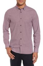 Men's Ted Baker London Kolma Slim Fit Core Print Shirt (m) - Purple