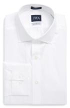 Men's John W. Nordstrom Trim Fit Solid Dress Shirt - 32/33 - White