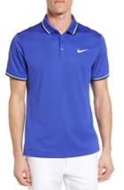 Men's Nike Court Regular Fit Dri-fit Tennis Polo - Blue