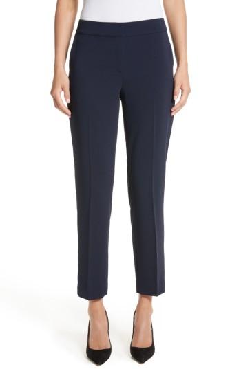 Women's St. John Collection Emma Classic Cady Pants - Blue