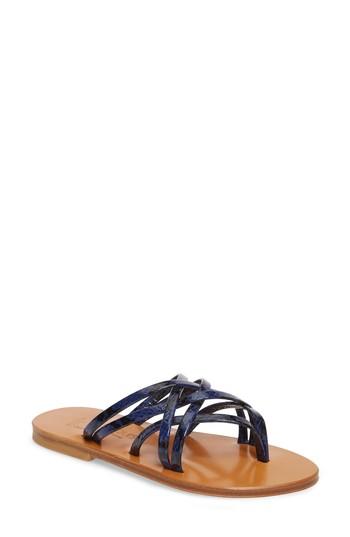 Women's K. Jacques St. Tropez Strappy Thong Sandal Us / 38eu - Blue