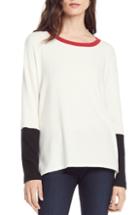 Women's Michael Stars Madison Colorblock Top - Black