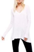 Women's Free People 'anna' Burnout High/low Tee