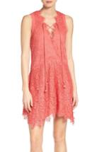 Women's Adelyn Rae Lace Shift Dress - Coral