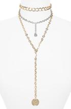 Women's Bp. Three Layer Chain Necklace