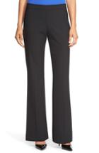 Women's Boss Tulea Side Zip Tropical Stretch Wool Trousers - Black