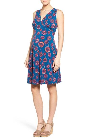 Women's Leota 'isabella' Sleeveless Maternity Dress - Blue