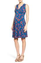 Women's Leota 'isabella' Sleeveless Maternity Dress - Blue