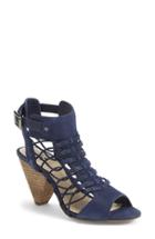 Women's Vince Camuto 'evel' Leather Sandal W - Blue