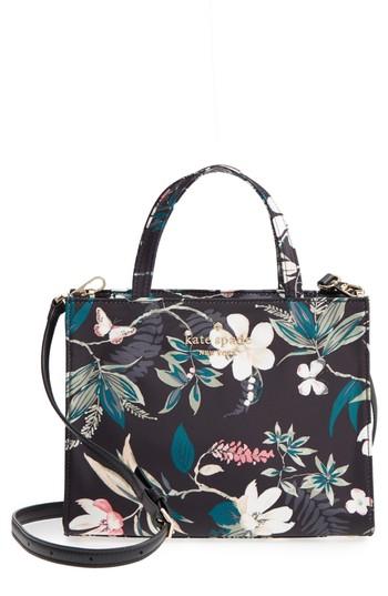 Kate Spade New York Watson Lane - Botanical Sam Nylon Satchel - Black