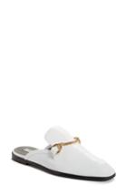 Women's Stella Mccartney Chain Loafer Mule .5us / 36.5eu - White