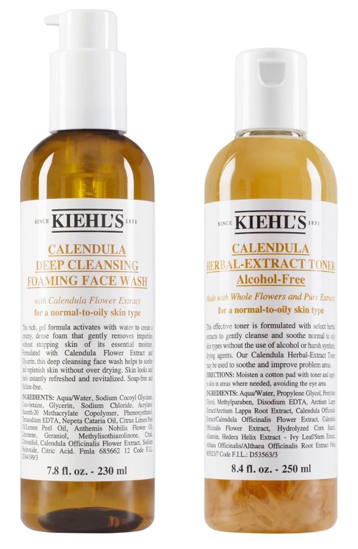 Kiehl's Since 1851 Calendula Foaming Wash And Toner Duo
