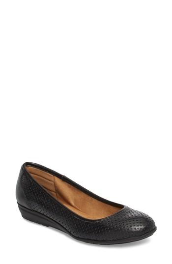 Women's Comfortiva Electra Flat M - Black