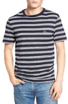 Men's Lacoste Stripe Cotton & Linen T-shirt