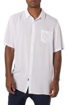 Men's Zanerobe Solid Short Sleeve Shirt - White