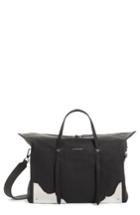 Calvin Klein 205w395nyc Medium Calfskin Satchel - Black