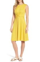 Women's Caslon Twist Front Knit Dress - Yellow