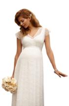Women's Tiffany Rose Kristin Long Lace Maternity Gown