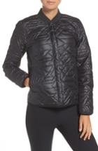 Women's Nike Quilted Down Bomber Jacket - Black