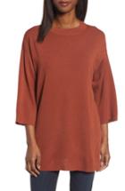 Women's Eileen Fisher Merino Wool Tunic /x-large - Red