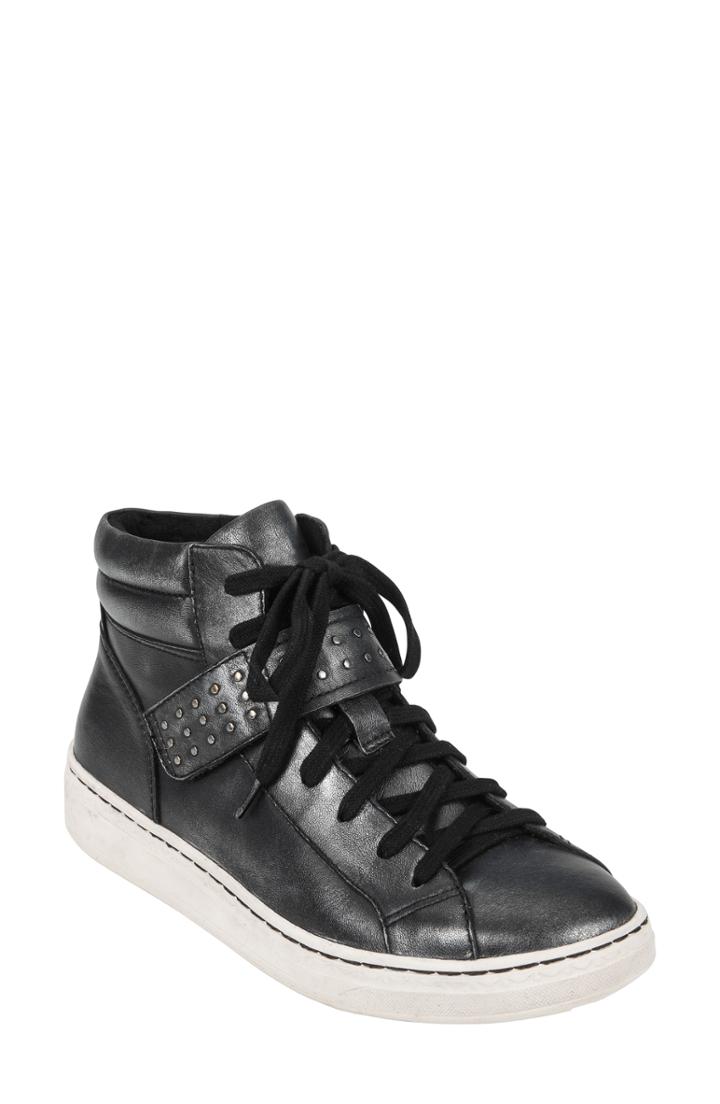 Women's Earth Zeal High Top Sneaker .5 M - Black