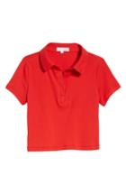 Women's Ten Sixty Sherman Crop Polo - Red