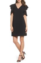 Women's Chelsea28 Ruffle Cold Shoulder Dress - Black
