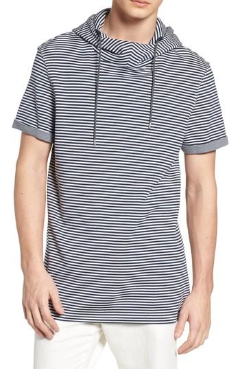 Men's Scotch & Soda Hooded T-shirt - Black