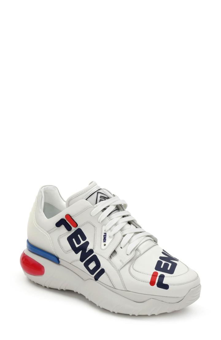 Women's Fendi X Fila Mania Logo Sneaker Us / 35.5eu - White