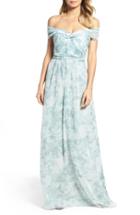 Women's Jenny Yoo 'nyla' Floral Print Convertible Strapless Chiffon Gown - Green