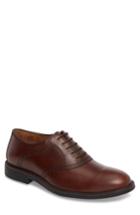 Men's Johnston & Murphy Hollis Waterproof Plain Toe Oxford .5 M - Brown