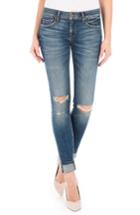 Women's Fidelity Denim Mila Selvedge Ankle Skinny Jeans - Blue