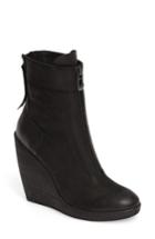 Women's Dolce Vita Caden Zip Wedge Bootie M - Black