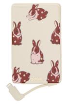 Sonix Chubby Bunny Portable Iphone Charger, Size - Pink