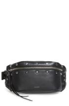 Allsaints Studded Leather Belt Bag - Black