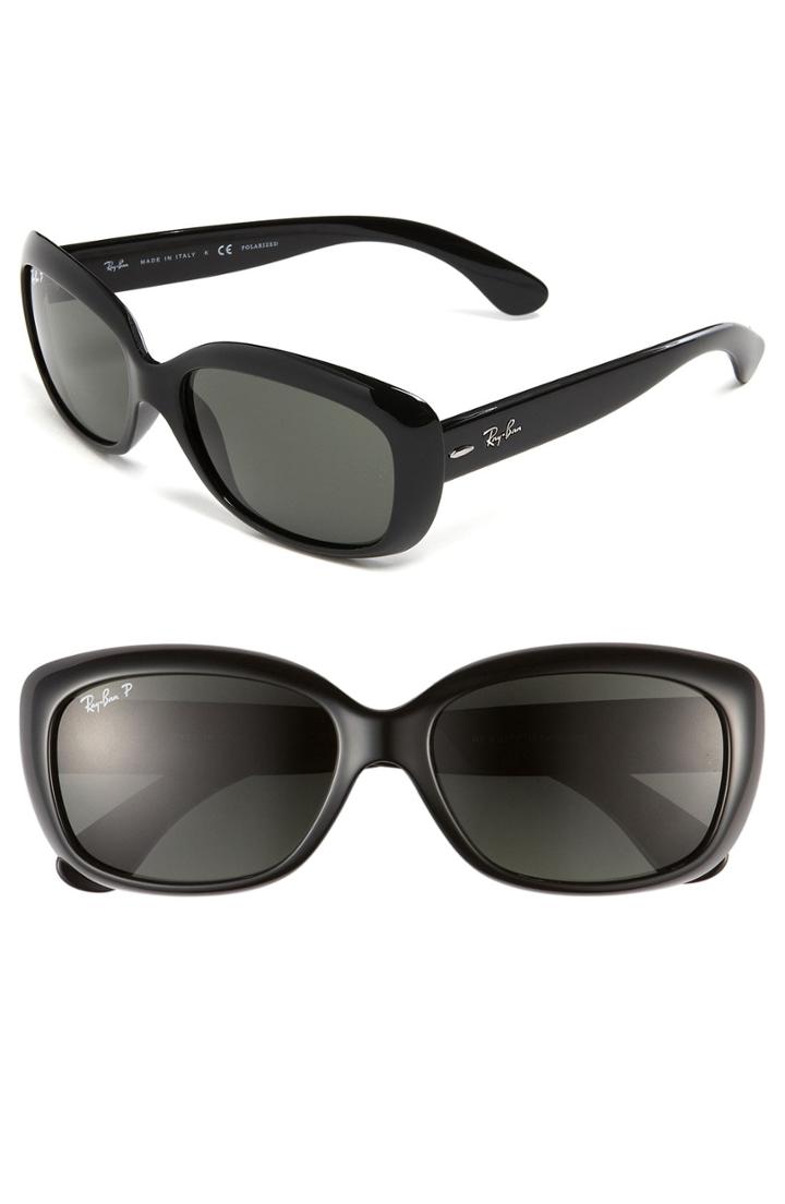 Women's Ray-ban 'jackie Ohh' Polarized 58mm Sunglasses -