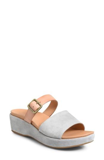 Women's Kork-ease Bisti Wedge Slide Sandal M - Grey