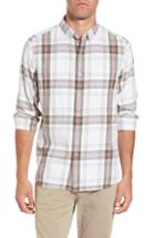 Men's Michael Bastian Trim Fit Plaid Sport Shirt - Beige