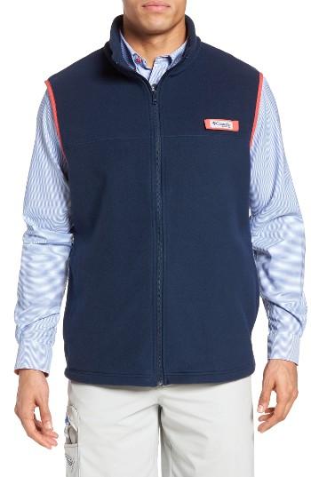 Men's Columbia Pfg Harborside Fleece Zip Vest