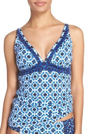 Women's Tommy Bahama Shibori Tankini - Blue